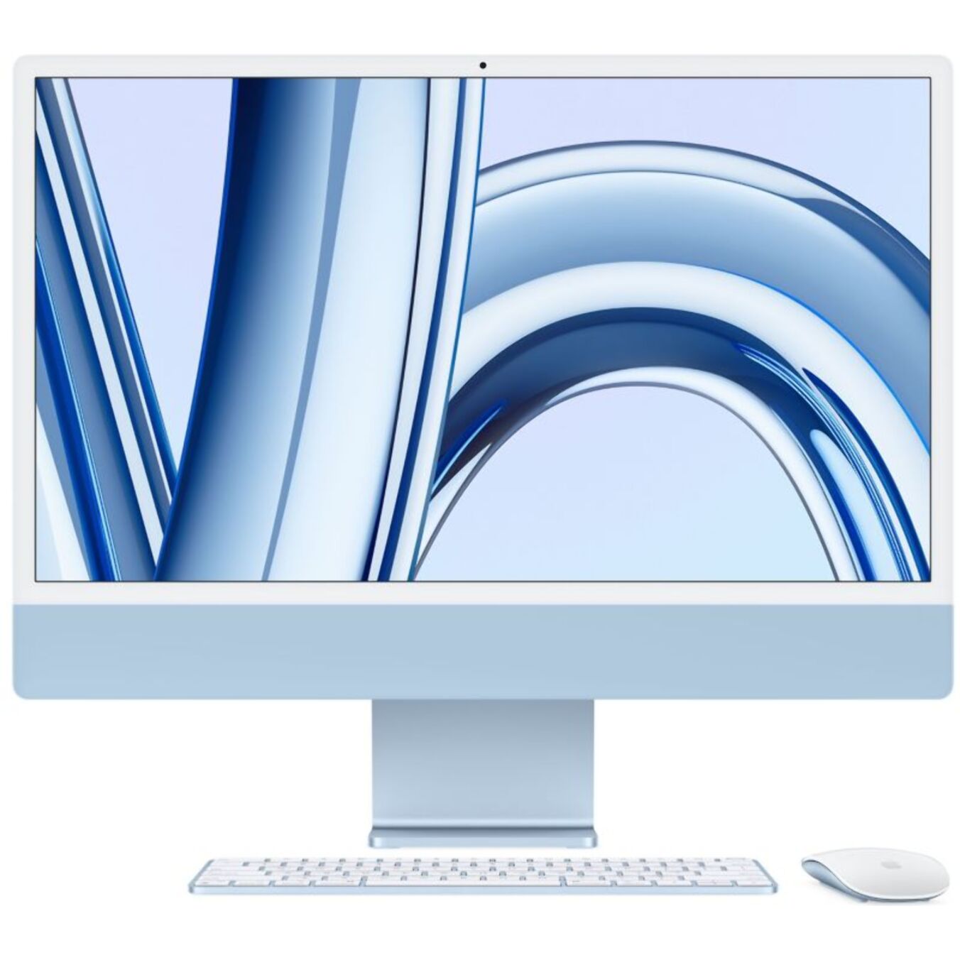 Ordinateur Apple IMAC 24' M3 8Go 256Go CPU 8 GPU 10 Bleu