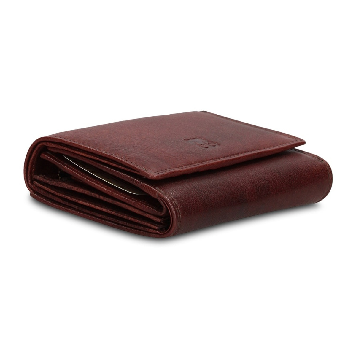 Portafoglio uomo in vera pelle - Modello Novara Lux - Casual - 15.0 x 10.0 x 3.0 cm