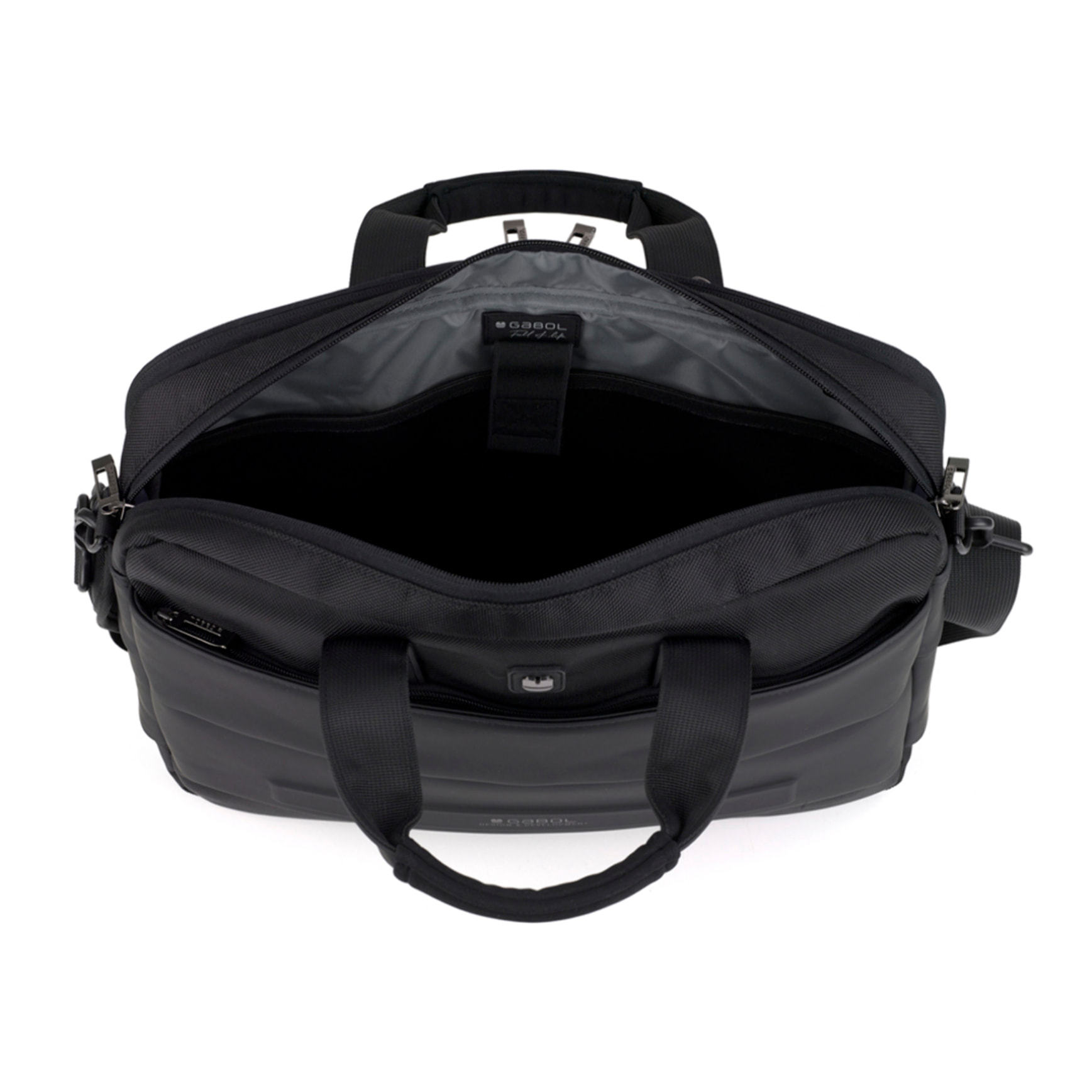 Maletín para portátil Gabol Capital resistente al agua con dos compartimentos