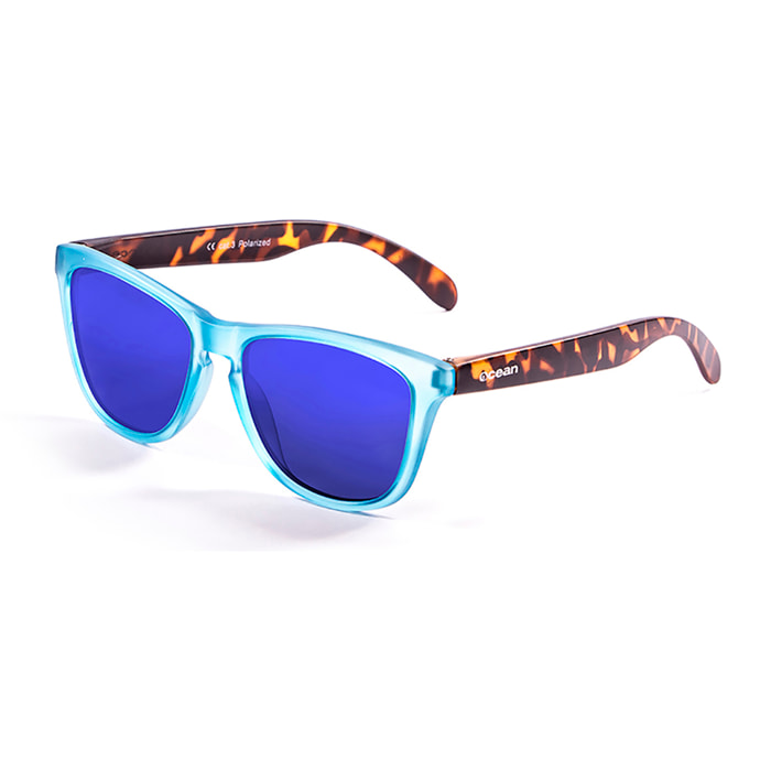 Gafas de sol OCEAN SEA - Frente azul + brazo carey + / Revo azul