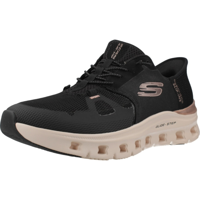 Sneakers De  Mujer Glide-step Pro Radiant Stri Negro