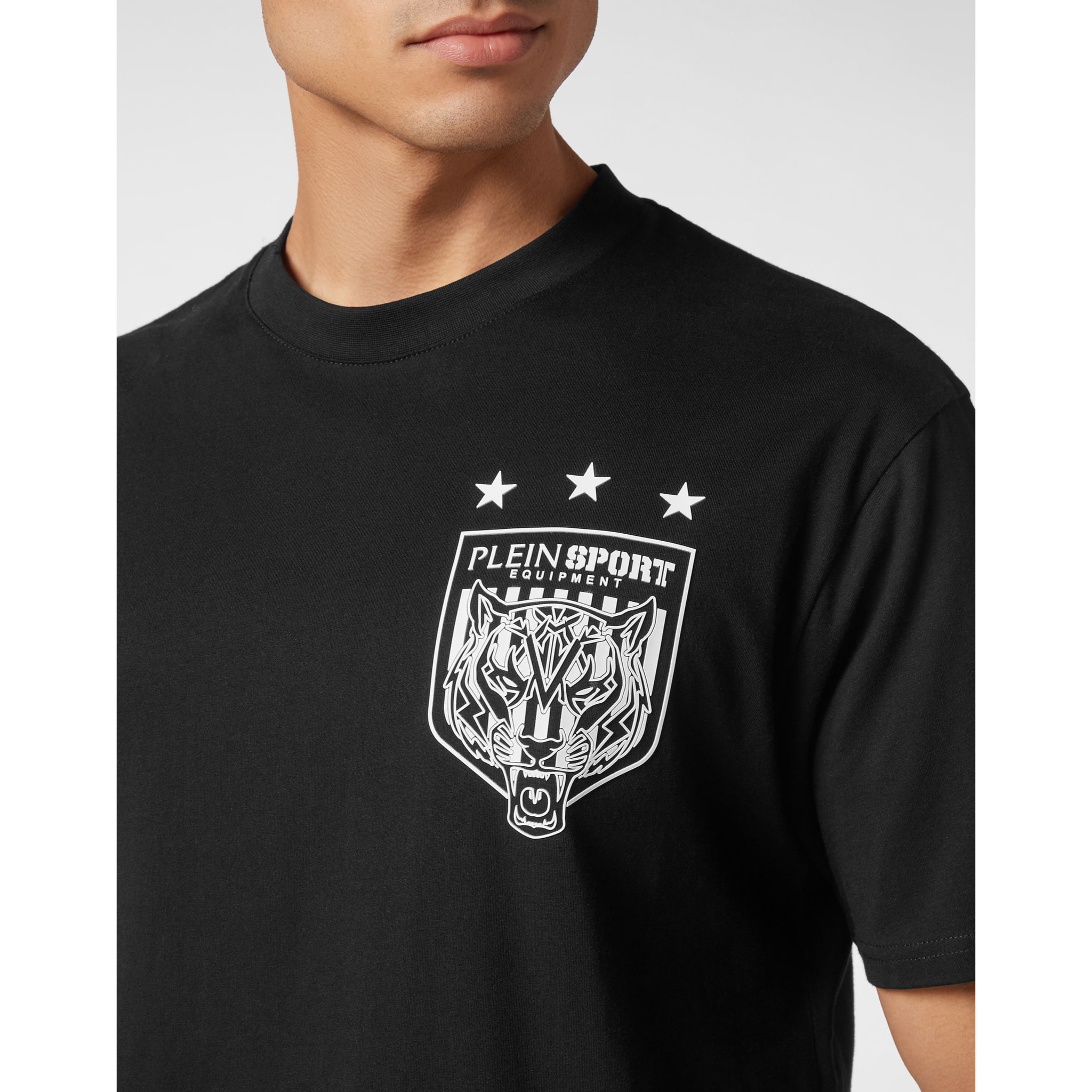 PLEIN SPORT Camiseta Cuello Redondo TIGER