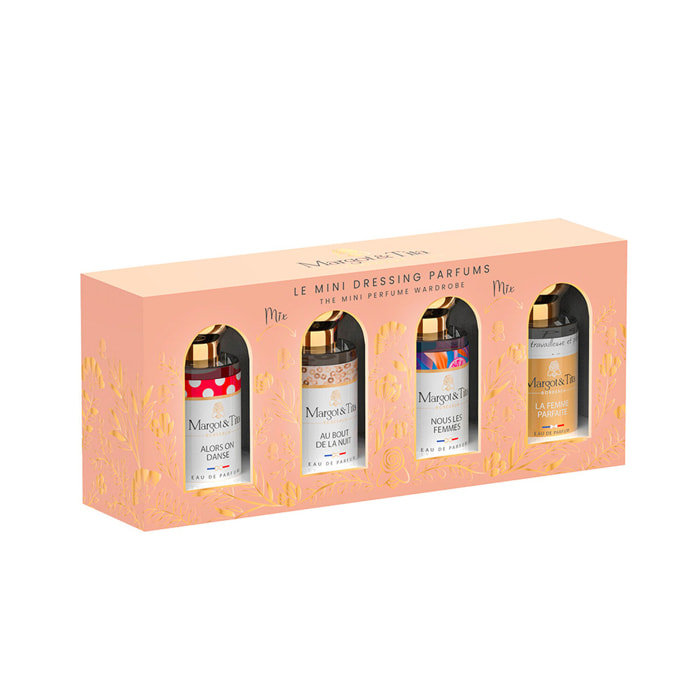 Le Mini Dressing - Coffret 4 Mini Parfums 4 x 15 ml