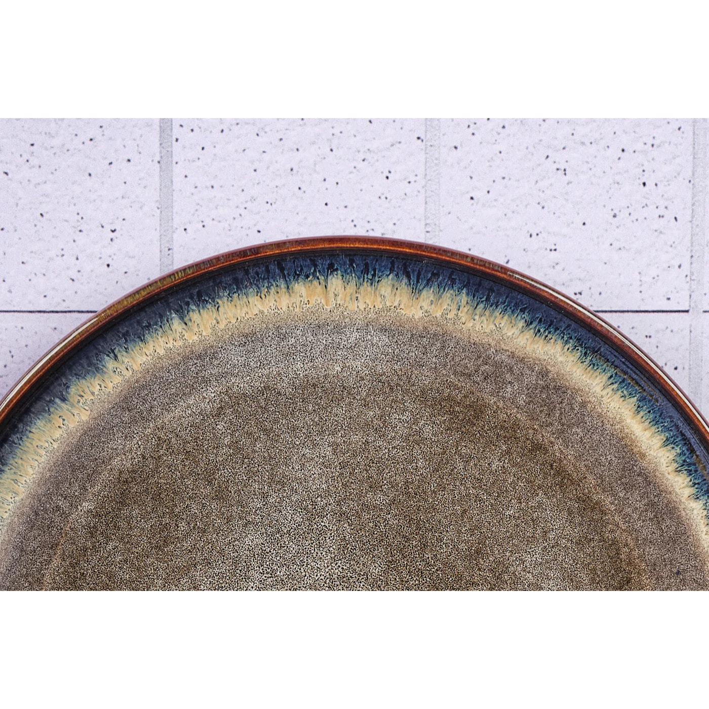 Plateau de service GENESIS Ø33cm - Basalte