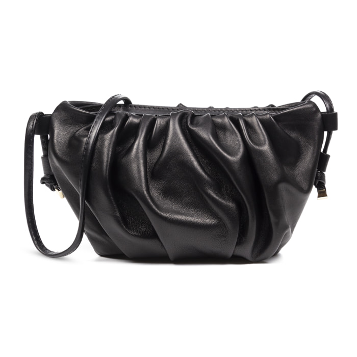 Agna Borsa a Tracolla Donna. Vera Pelle di Capra.