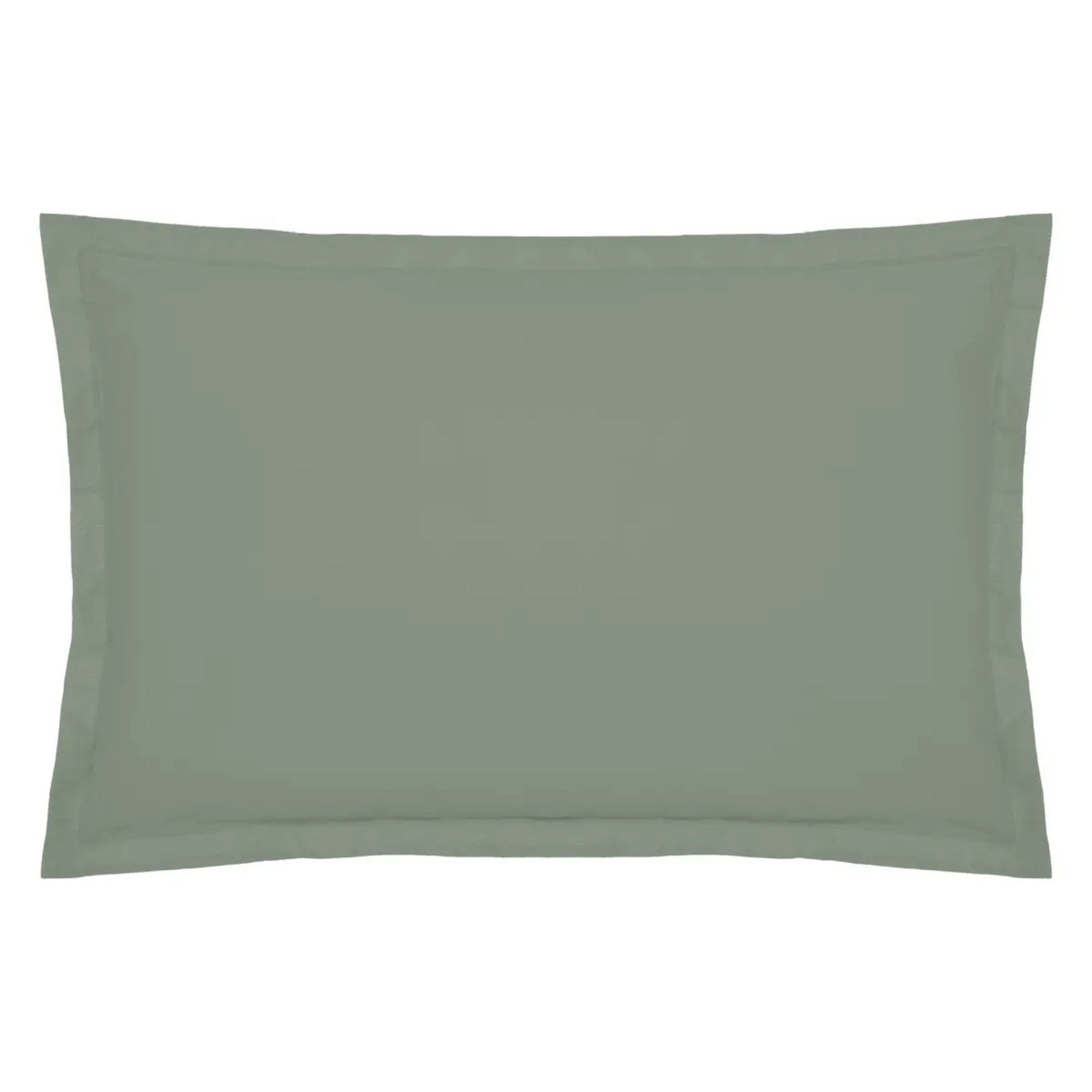 Taie d'oreiller - coton - vert - 50x70 cm