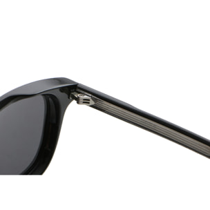 Gafas de sol OCEAN CASSIS - Negro brillante / Ahumada polarizados