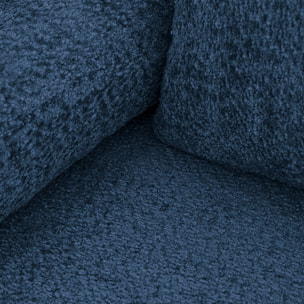 Canapé convertible 3 places en tissu bouclé - LARIA