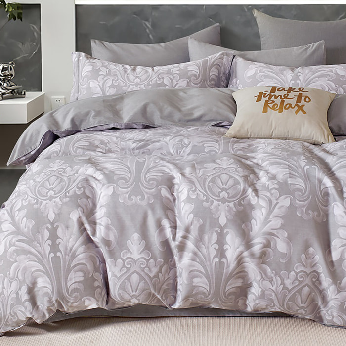 Parure housse de couette 100% percale de coton - barceline