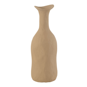 J-Line vase Agra - aluminium - beige - small - 31.5 cm de hauteur