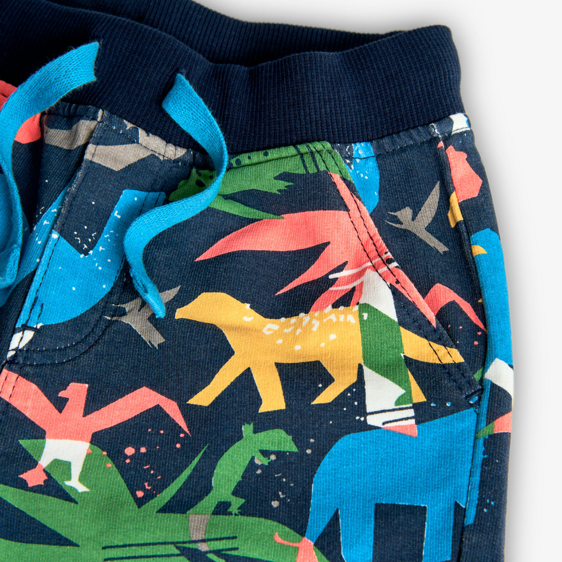 Bermuda en molleton imprimée  -BCI