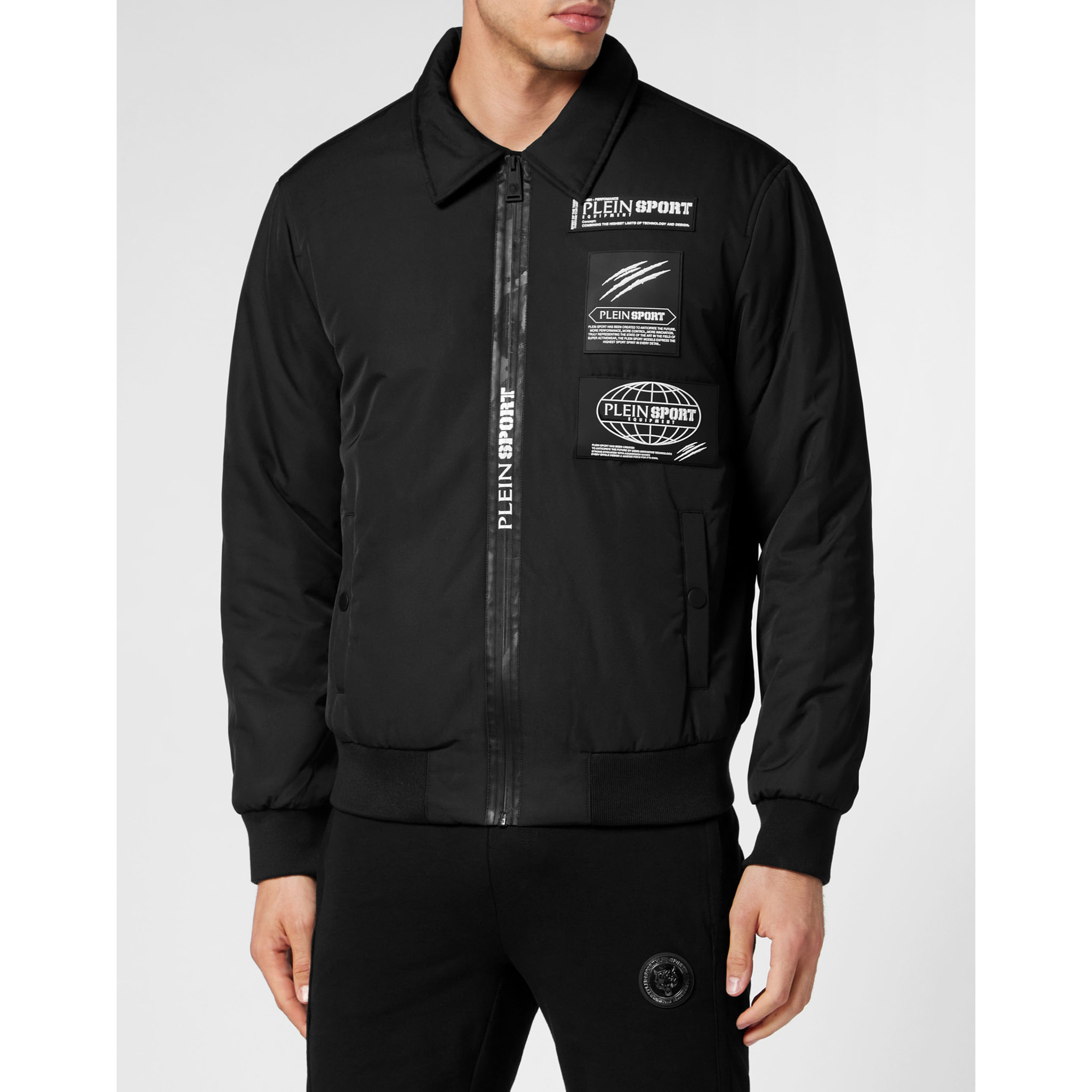 PLEIN SPORT Bomber GLOBAL EXPRESS EDITION