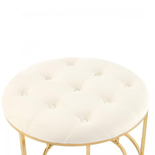 Tabouret semi artisanal Lot de 2 CIKI