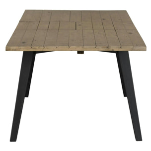 Table à manger extensible bois recyclé 170-220 cm VITTORIA