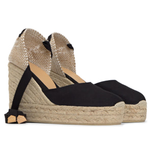 Alpargata Carina cuña de yute 11cm doble plataforma