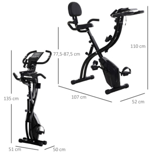 Vélo d'appartement cardio Fitness pliable