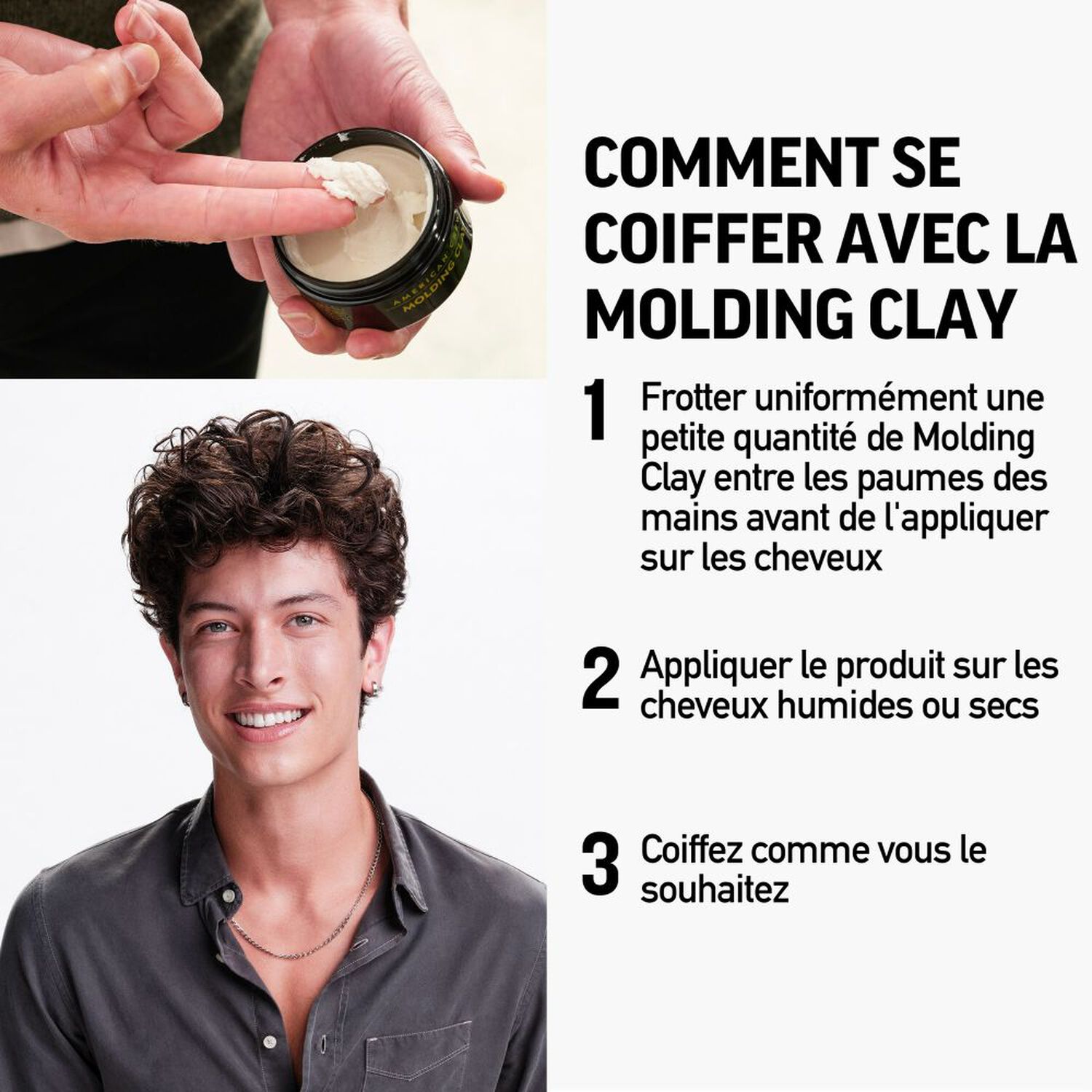 Molding Clay - Cire Coiffante Fixation Forte 85 g