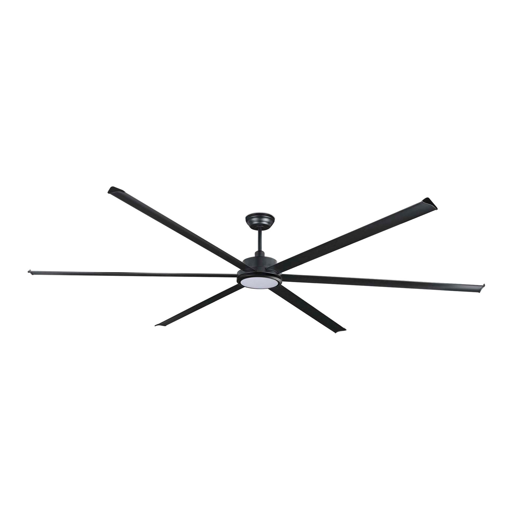 ROTTERDAM 30 XXL LED Ventilateur de plafond noire