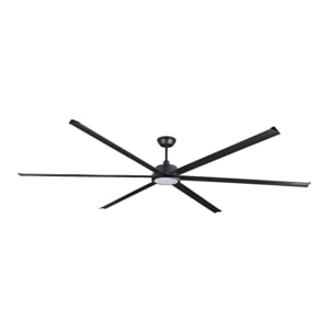 ROTTERDAM 30 XXL LED Ventilateur de plafond noire