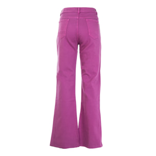 REIGN pantalone donna rosa loto