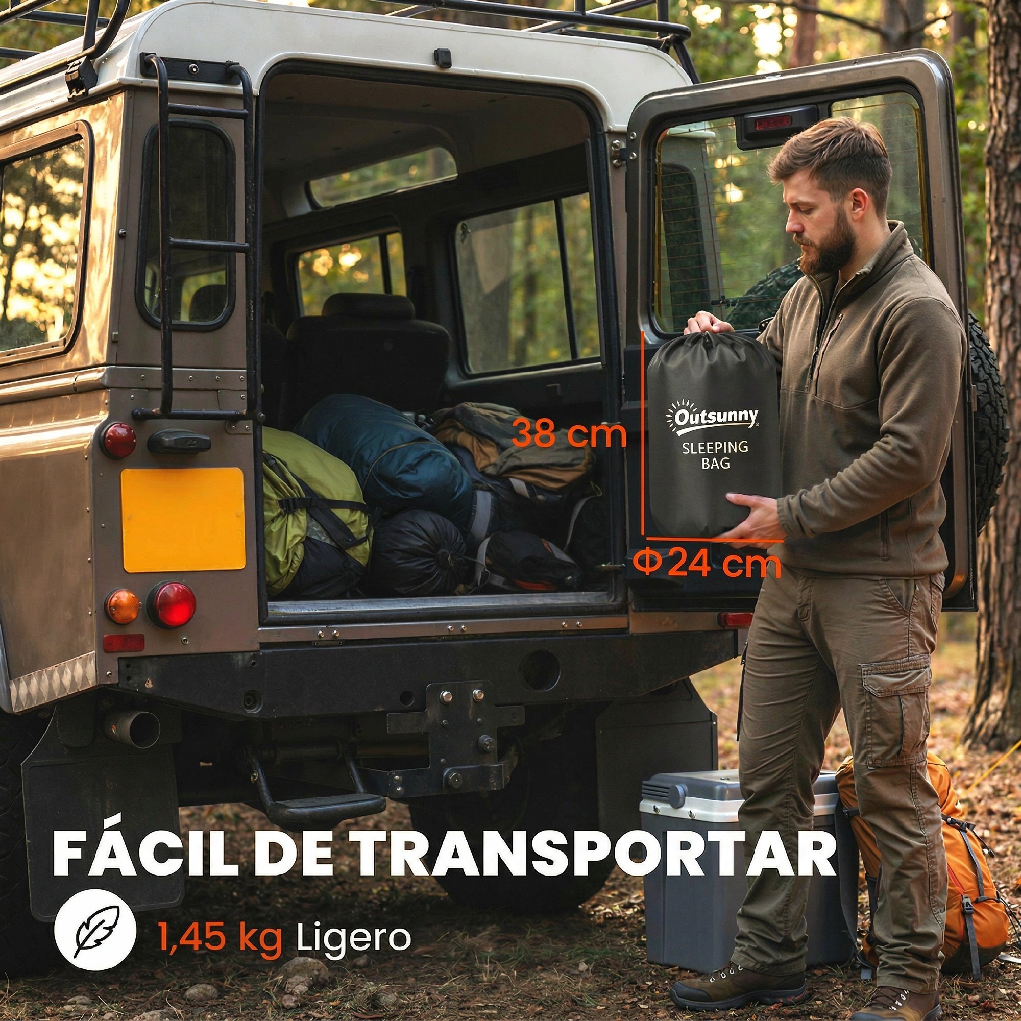 Saco de Dormir Adulto, Ligero y Compacto, para 3 Estaciones, Impermeable, Saco de Dormir Rectangular Plegable Portátil, Tamaño Pequeño, para Acampar, Senderismo, Viaje al Aire Libre, Azul