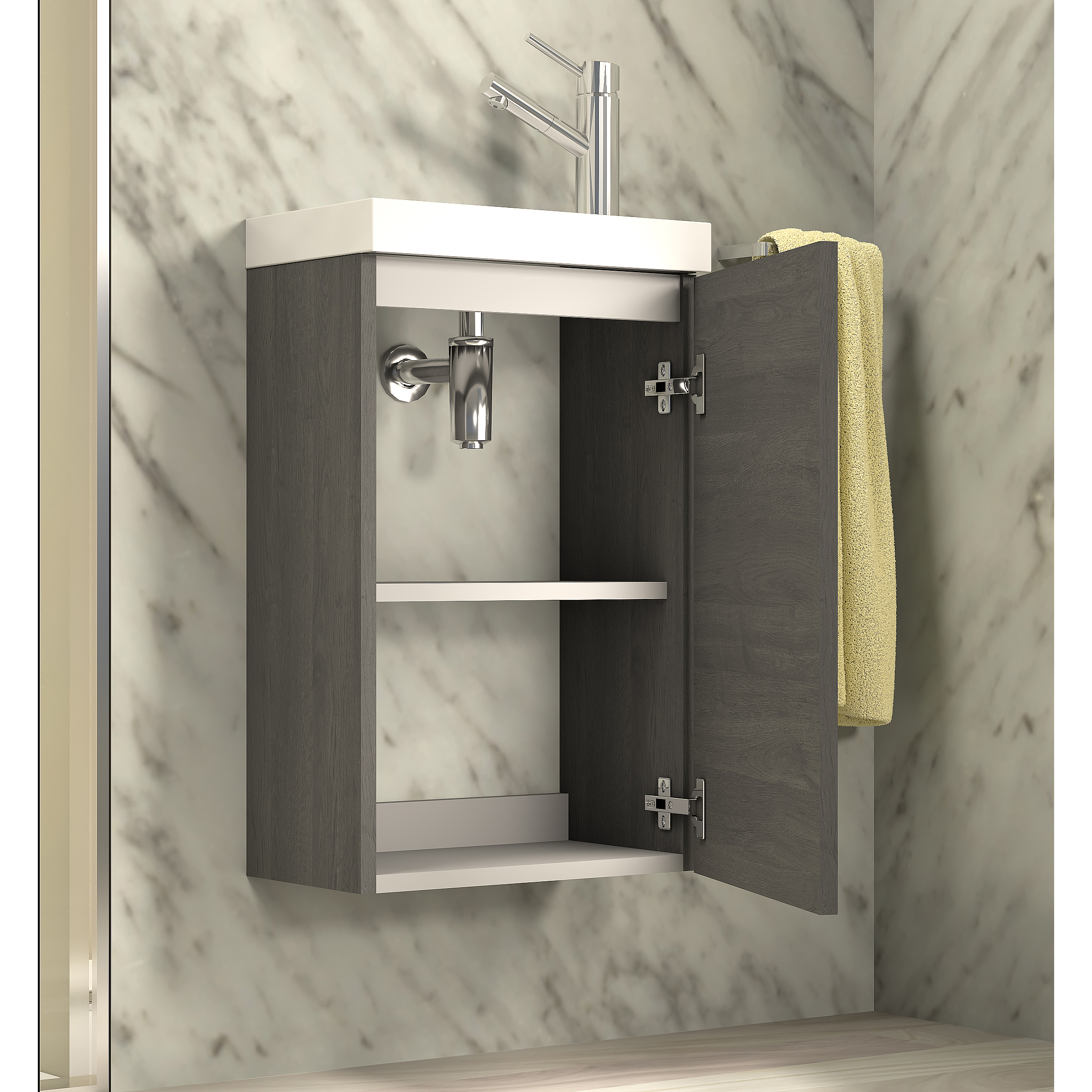 Conjunto mueble de baño LAVEMAINS 40 Alday