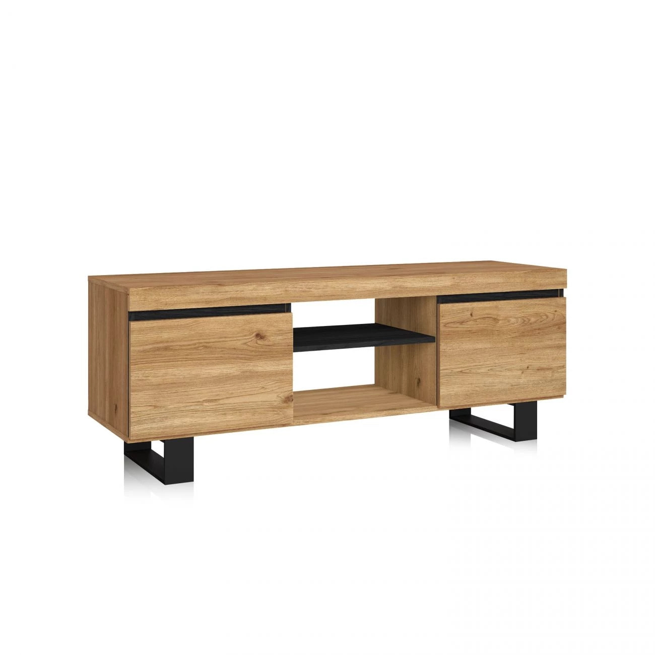 Mueble TV Ebos UP 140 Roble Nude - Ceniza