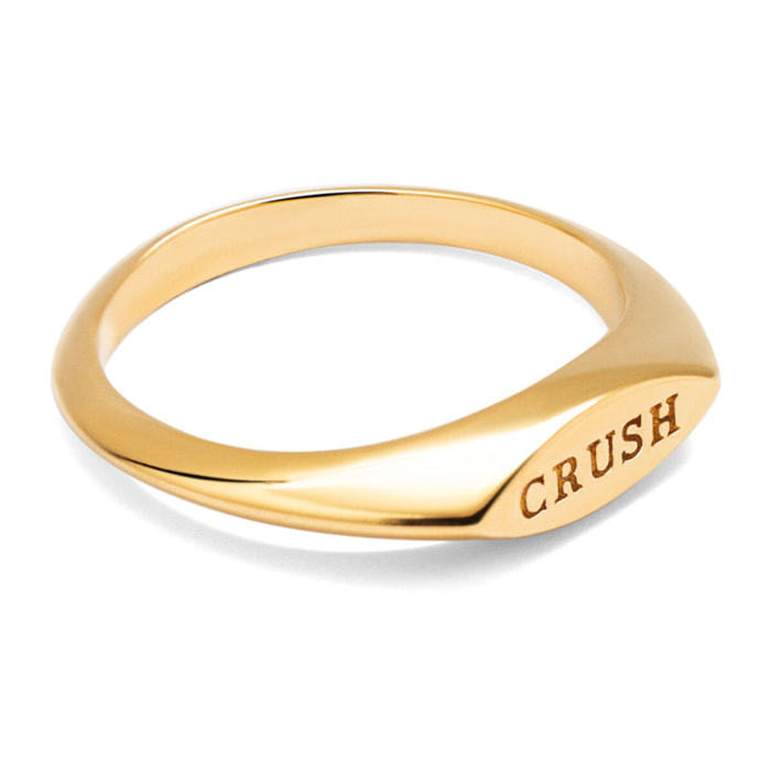 Anillo Crush Baño Oro