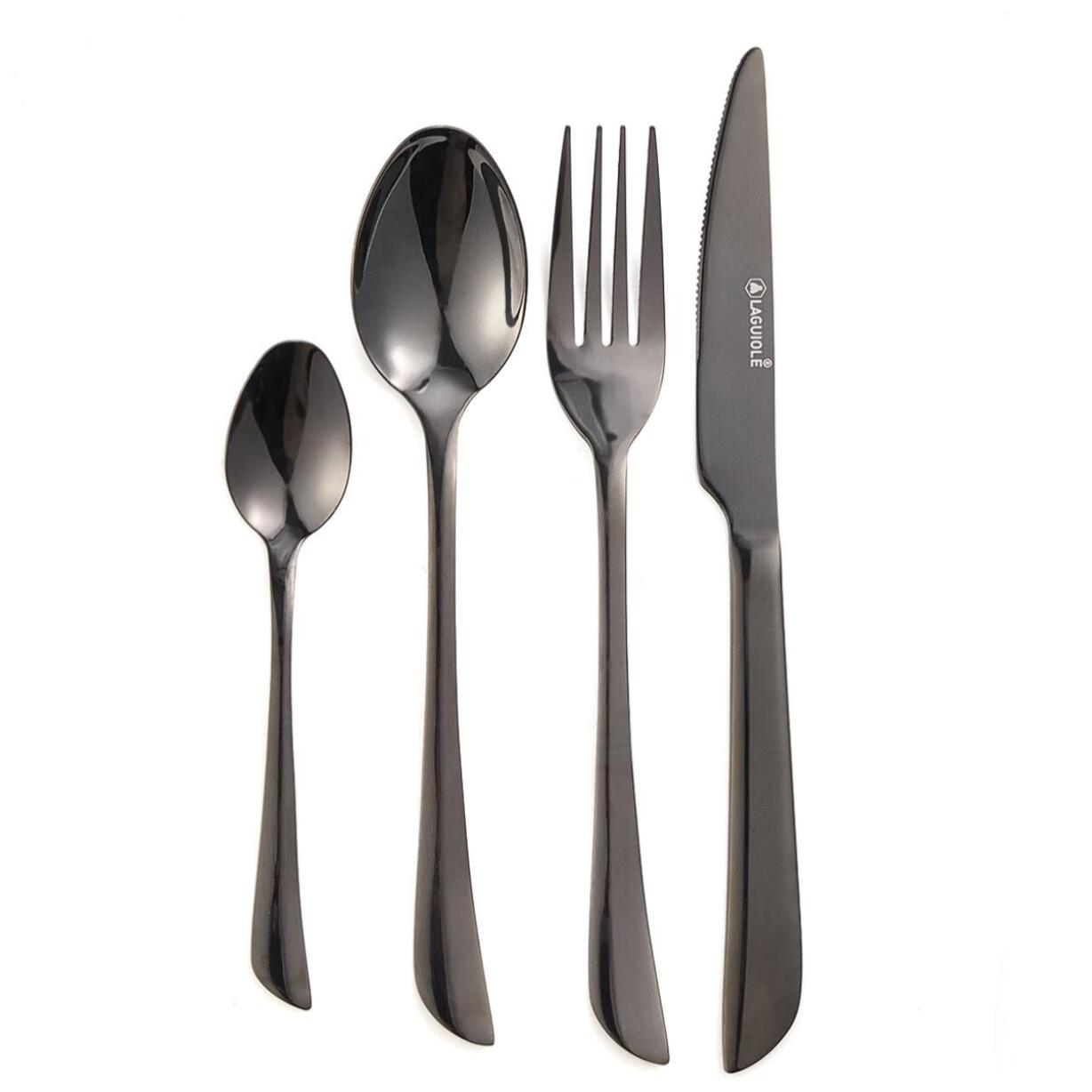 Ménagère 24 pièces - "Théa noir"