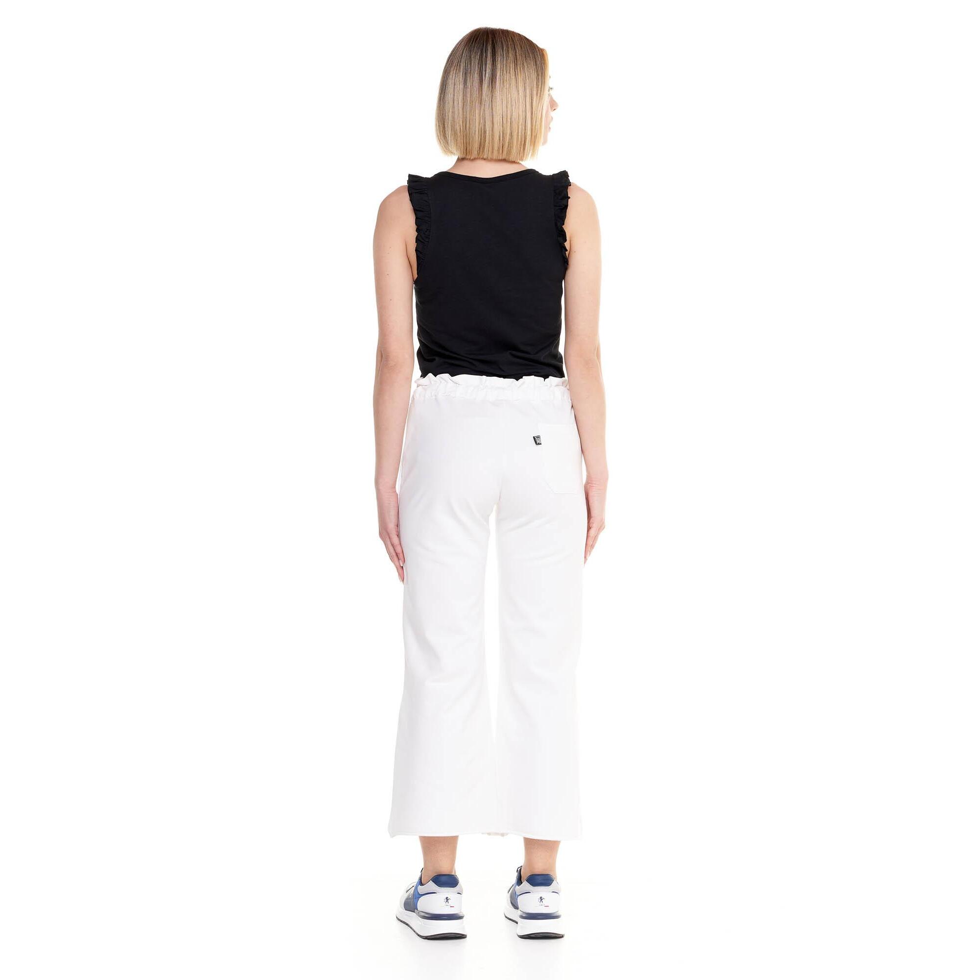 Pantalones deportivos de mujer brillantes hasta los tobillos