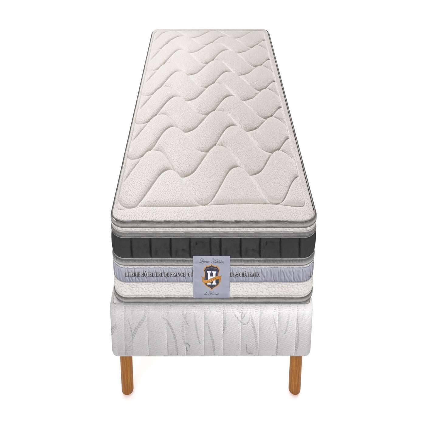 Ensemble Cheverny - matelas 1 place + 1 sommier