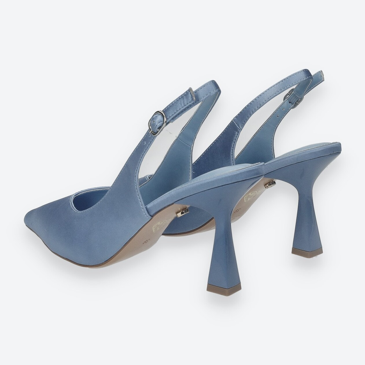 Décolleté sling back Donna Tata Italia Blu