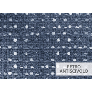 Tappeto Bagno Doccia Antiscivolo Super Assorbente Modello Plot Blu