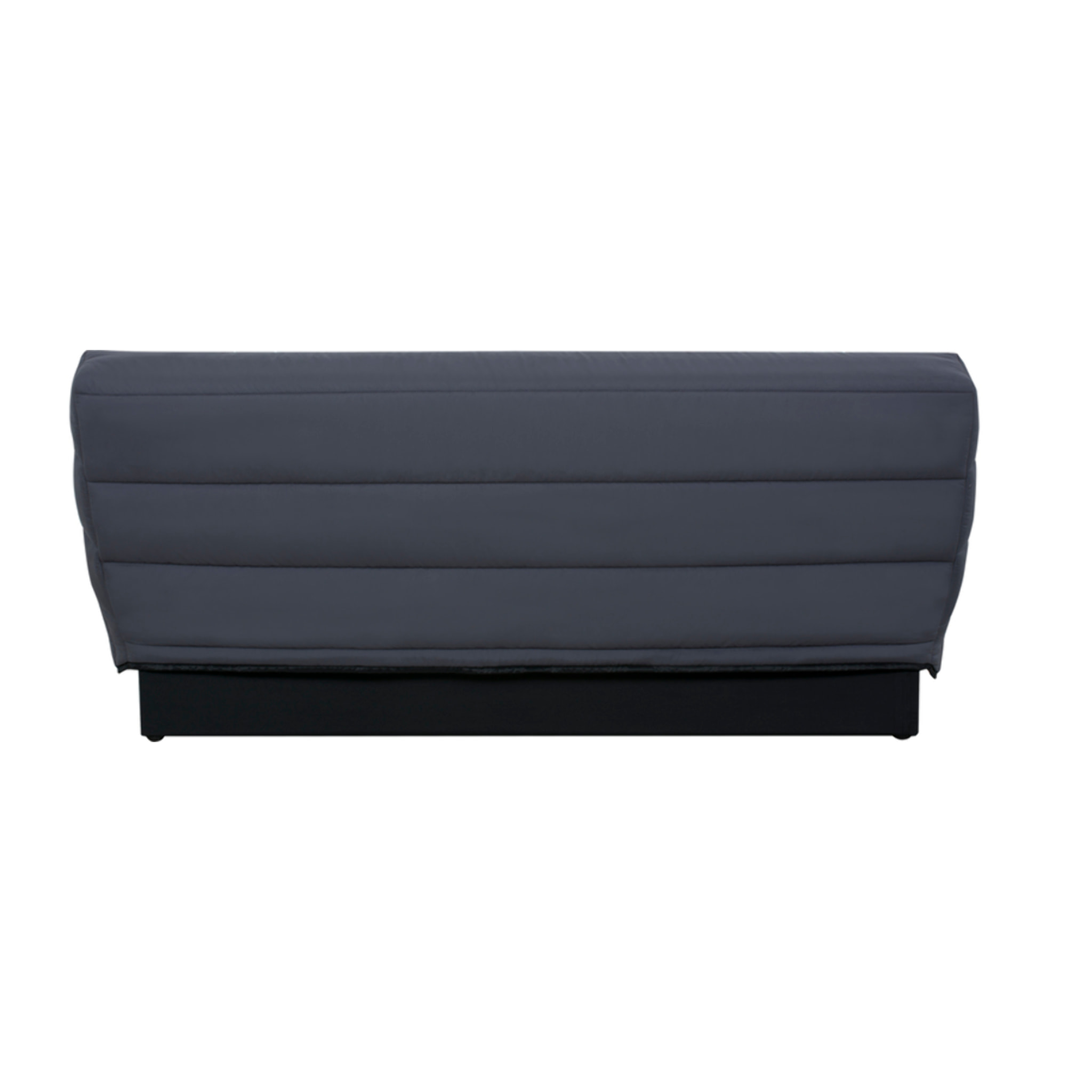 Canapé convertible Melissa, matelas Simmons, 120 x 190 cm, 2 coussins offerts, gris