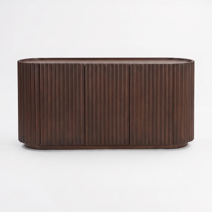 Buffet en bois de manguier noyer - Lio