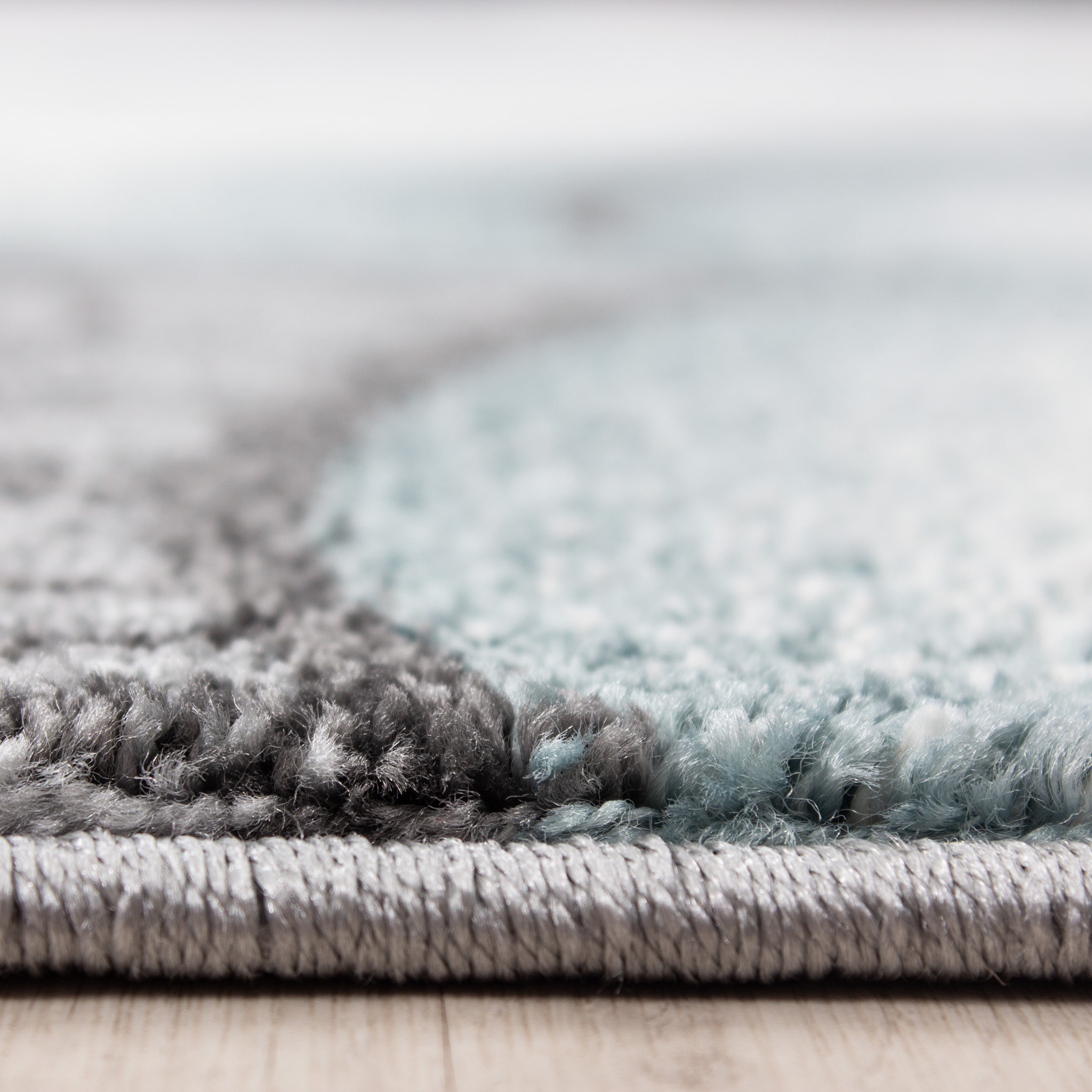 KIDS - Tapis enfant rond à motif ourson bleu - KID0580BLE