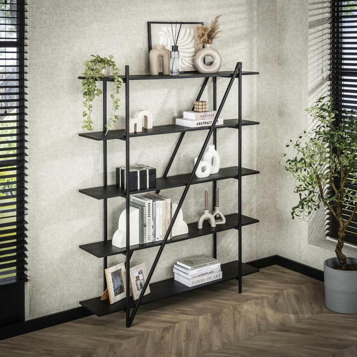 Etagère de salon moderne 5 plateaux RALF