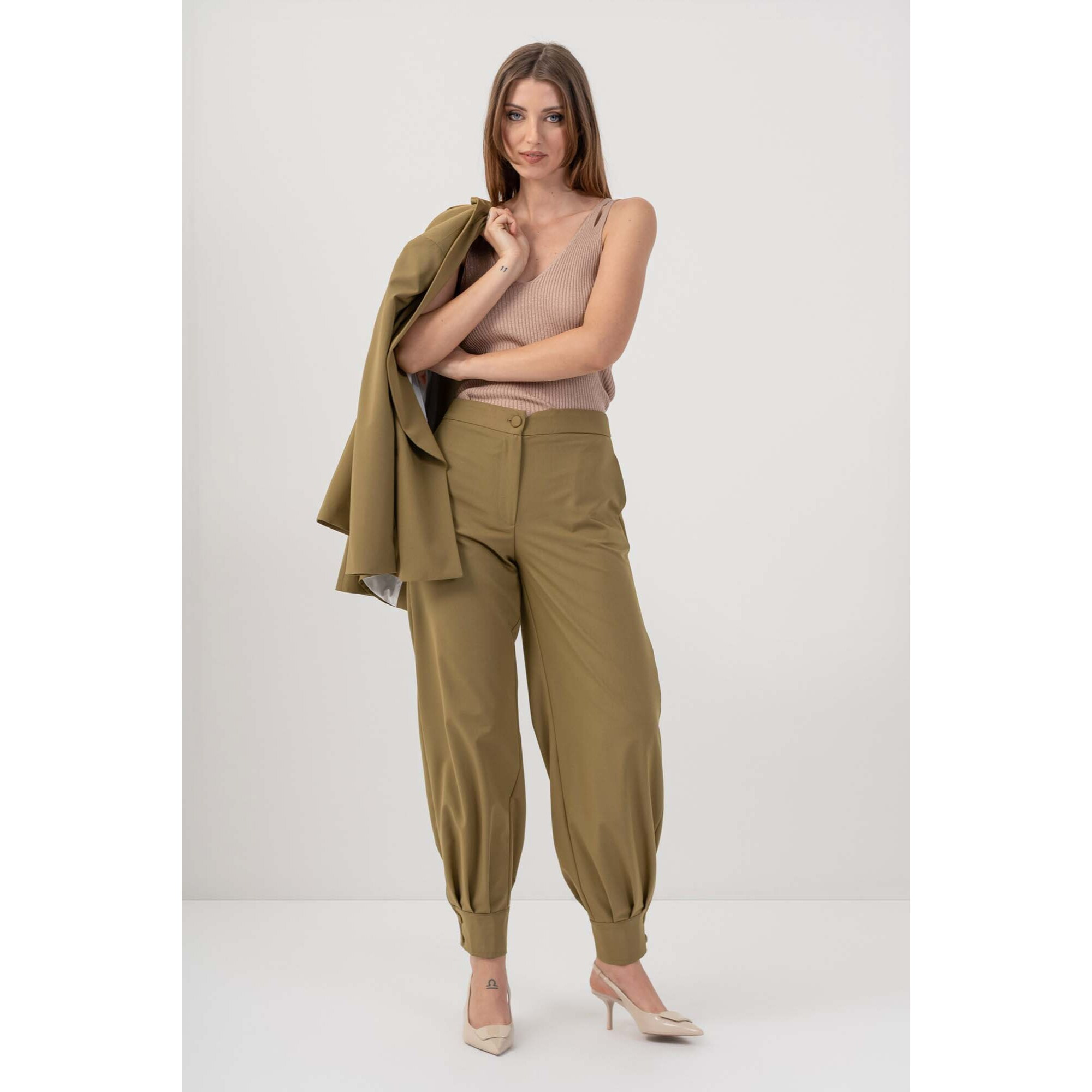 Kocca - Top in maglia lurex Donna, Fantasia, Scollo ampio