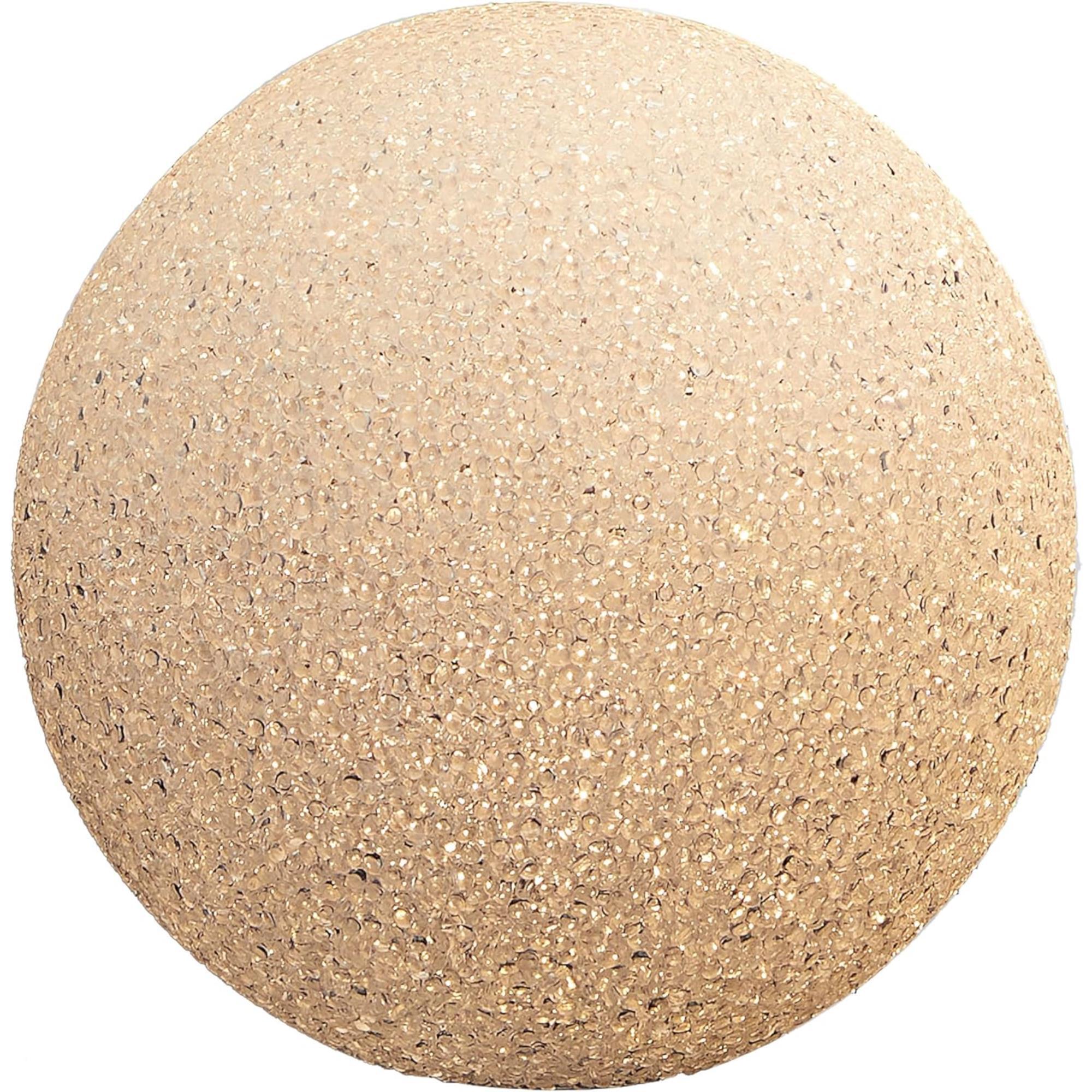 bola de eva con led blanco cálido 18x18x17,2cm