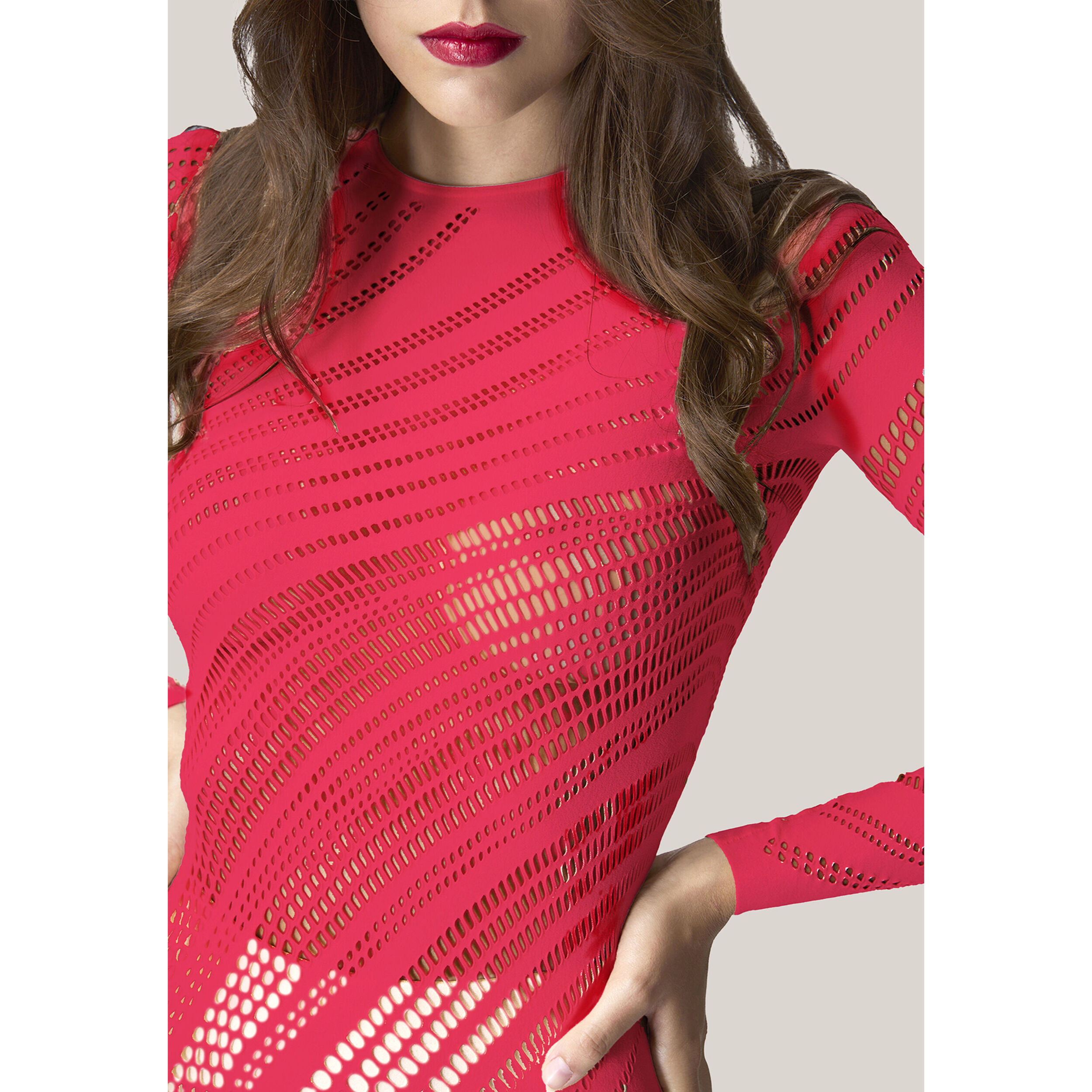 Top a maniche lunghe Organic Net Top Long Sleeves