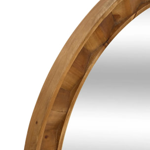 Miroir Lucas arche 71x106cm brun