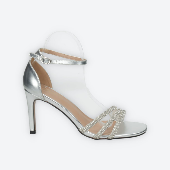 Sandali Donna Tata Italia Argentato