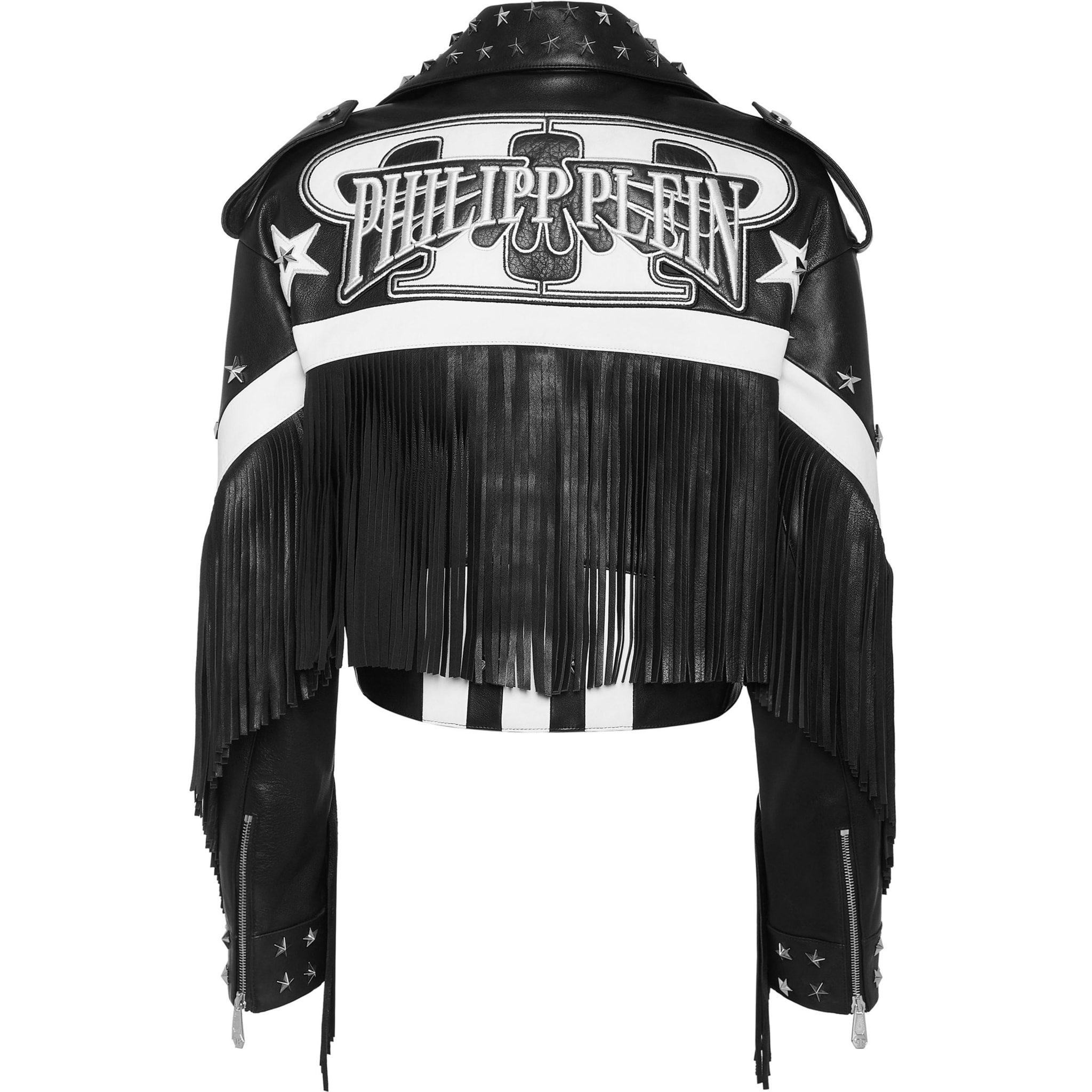 PHILIPP PLEIN Leather Biker