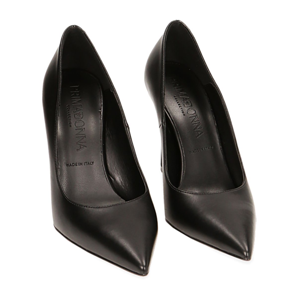 Zapatos de salón negros, tacón de 11 cm