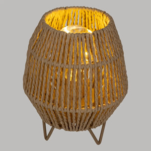 Lampe en papier naturel Ida H17cm