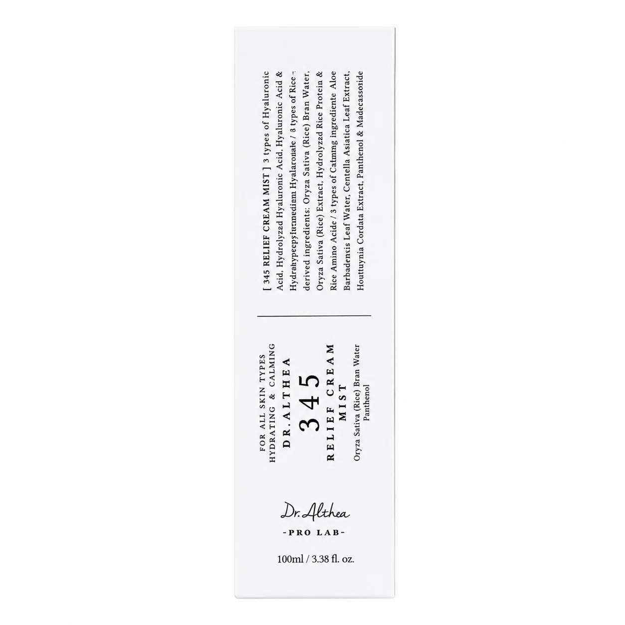Bruma facial 345 Relief Cream Mist Dr. Althea 100 ml
