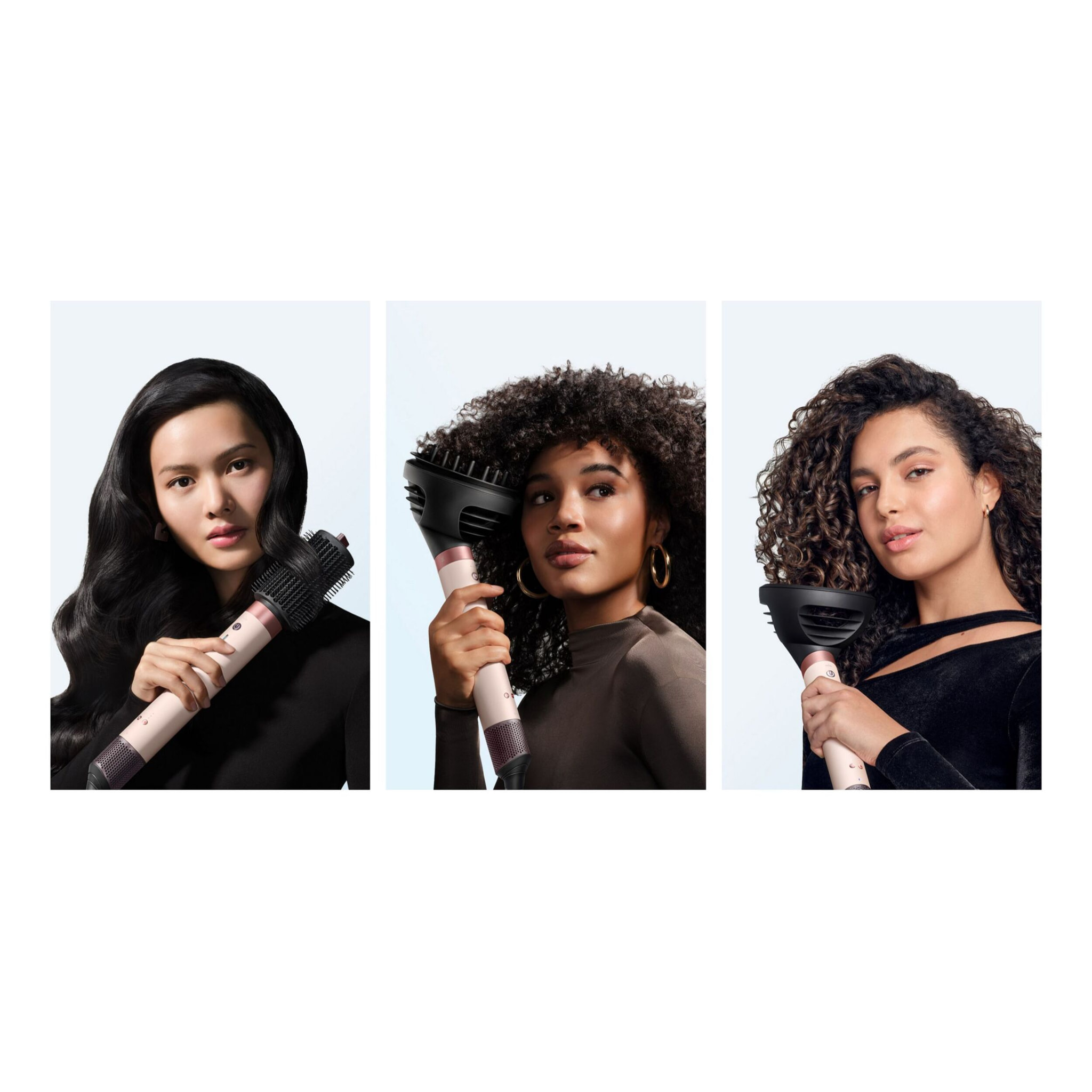 Styler asciugacapelli Dyson Airwrap Co-anda2x™ - Mossi e ricci (Cipria/Oro rosa)