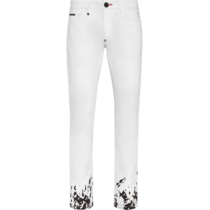 PHILIPP PLEIN Vaqueros de corte recto TATTOO