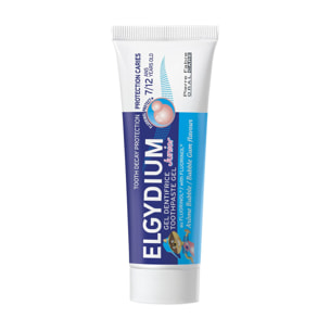 Elgydium Junior - Duo Dentifrice Enfant Arôme Bubble 7 - 12 Ans 2 x 50 ml