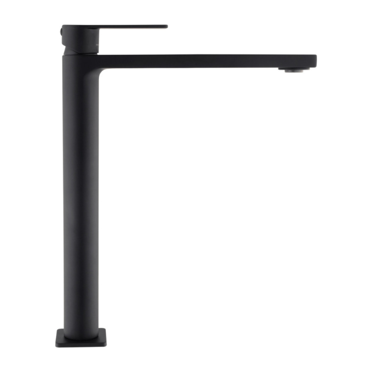 B-Way set mitigeur lavabo XL + mitigeur cuisine Ceramia Timeless acier inoxydable, douchette extractible, noir mat (SATBW185BM)